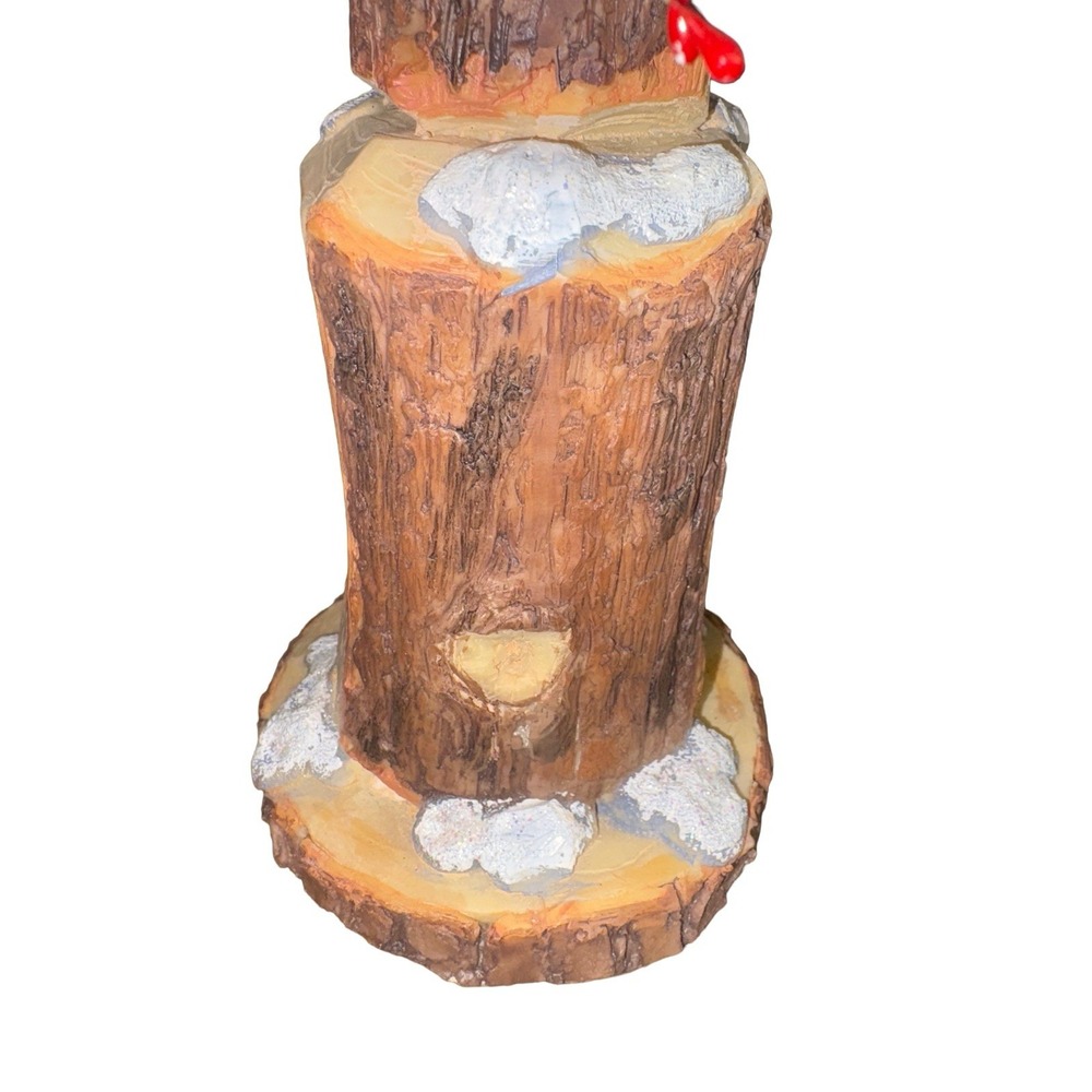 Roman, Inc.‎ Rustic Wooden Snowman Music Box "Walking In A Winter Wonderland" - Picture 15 of 16